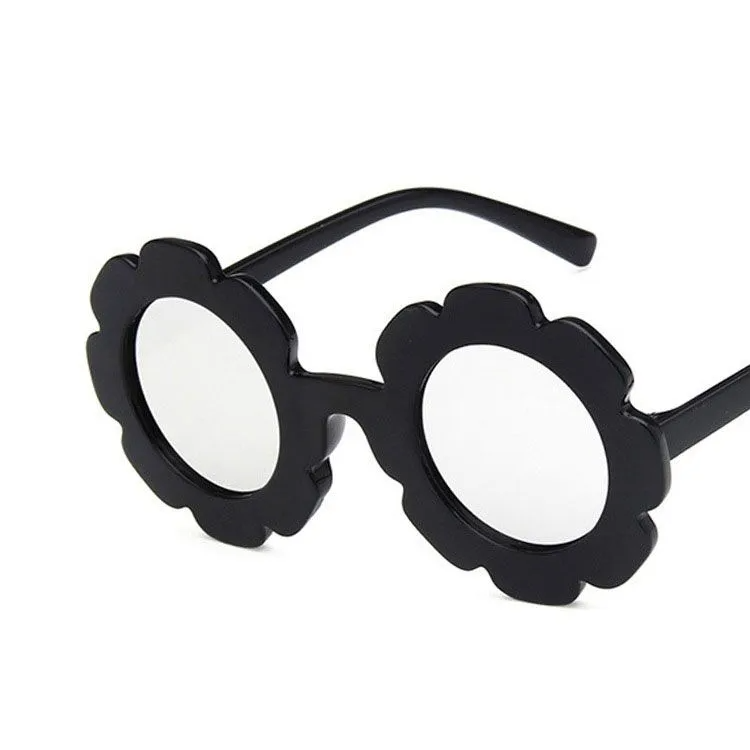 Stylish Kids Flower Pattern Sun-Shading Sunglasses
