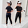 Children Kids Baby Fashion Girls Casual Basic Short Sleeve Letter Print Short Sleeve T-Shirt And Pants 2pcs Set