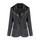 Fashion Vintage Autumn Winter Solid Velvet One Button Blazer