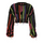 Women'S Fashion Color Block Fringed Sweater