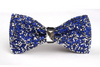 (Buy 1 Get 1) Men'S Casual Fashion Rhinestone Exquisite Nightclub Solid Color Bow Tie