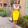 Women'S Fashion Sexy Solid Color Tight Skirt