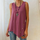 Ladies Solid Color Fashion Casual Sleeveless U-Neck Irregular Top Tank