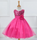 Kids Toddler Big Girls Summer Fashion Party Cute Sweet Solid Color Sequins Floral Pleated Sleeveless Mesh Party Tutu Dress