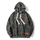Men Fashion Ribbed Print Hooded Loose Sports Hoodies