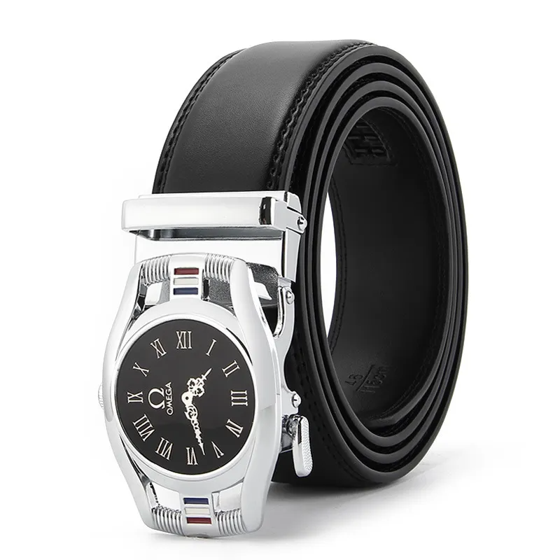 Men Business Casual Automatic Buckle Belt