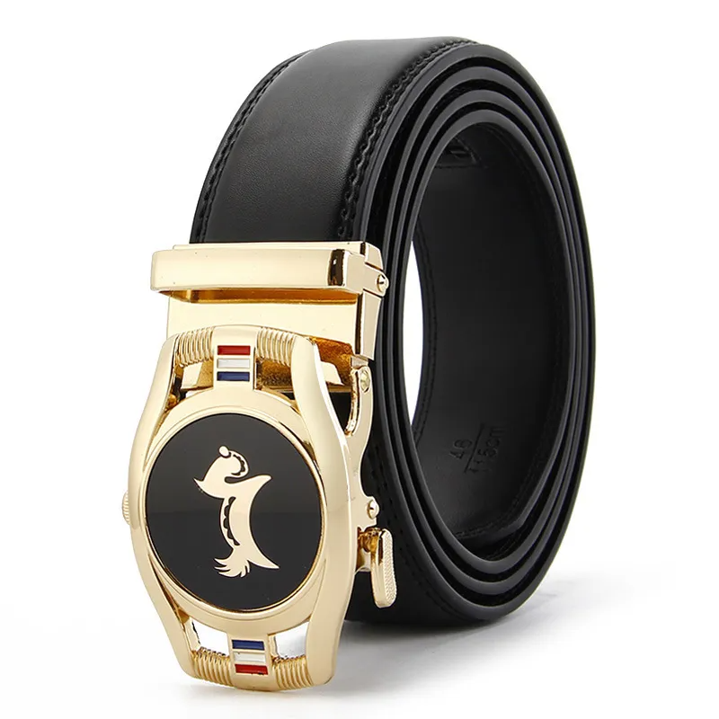 Men Business Casual Automatic Buckle Belt