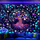 Fluorescent Tapestry Home Room Uv Luminous Skeleton Figure Printing Decoration Tapestry
