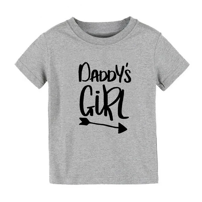 (Buy 1 Get 1) Children Kids Baby Fashion Boys Girls Short Sleeve Daddy'S Mama'S Letter Print T-Shirt