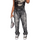 Women Fashion Street Casual Faux Denim Letter Cross Printing Loose Pants