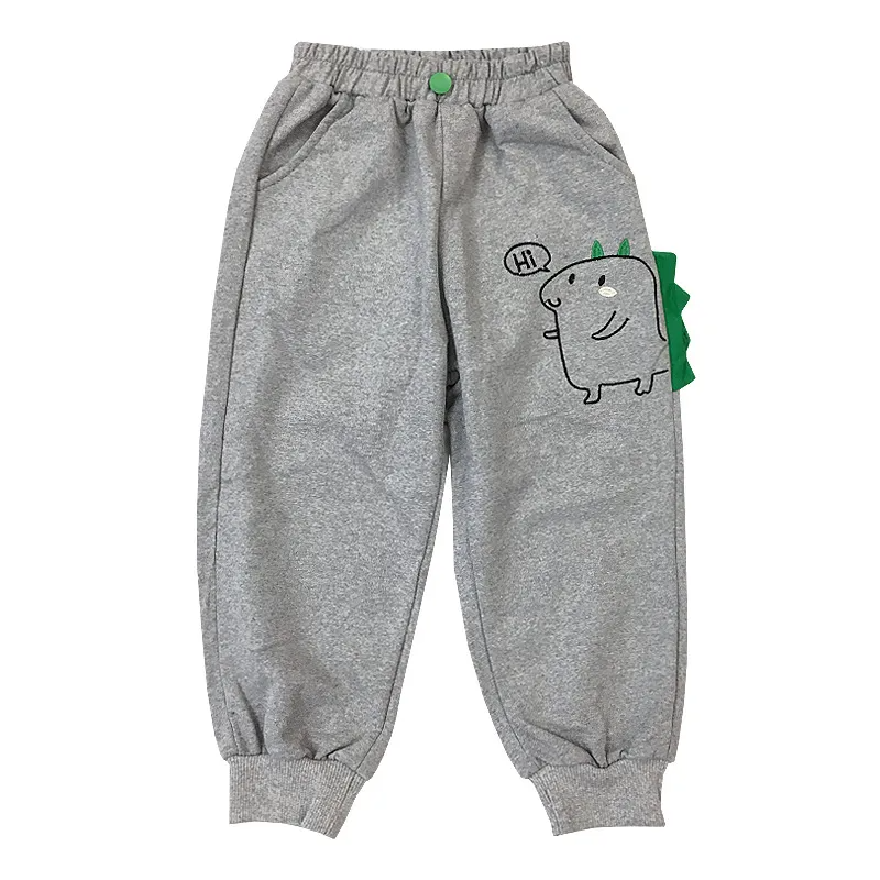 Children Kids Toddlers Fashion Boys Cartoon Dinosaur Casual Pants