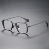 (Buy 1 Get 1) Men Simple Anti-Blue Light Generous Frame Metal Glasses Frame