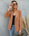 Women Fashion Solid Color Pocket Lapel Button Blazer