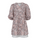Women'S Fashion Casual Leaf Printing Peter Pan Collar Puff Sleeve Dress