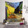 (Buy 1 Get 1) Vertical Type Sunflower Printed Tapestry
