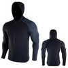 Men Casual Color-Block Hooded High Elastic Quick-Drying Sports Jacket