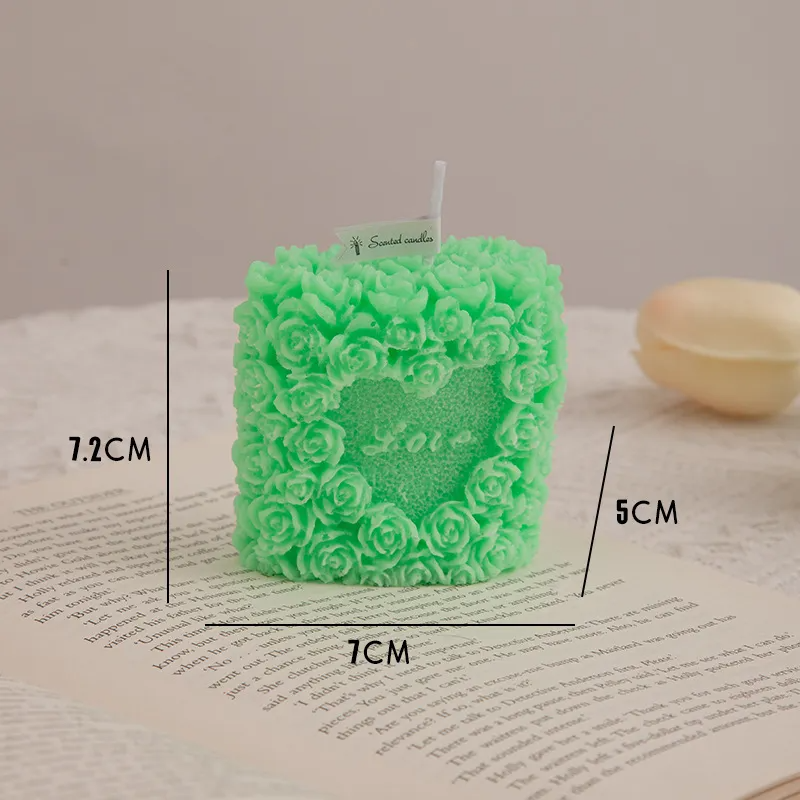 (Buy 1 Get 2) Creative Wedding Party Flower Cluster Aromatherapy Candle Accompanying Ceremony