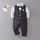 Kids Toddler Boys Spring Autumn Fashion Casual British Style Bow Waistcoat Shirt Trousers Boys Party Clothing Set