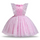 Kids Toddler Girls Summer Fashion Party Cute Sweet Solid Color Sequins Bow Pleated Sleeveless Mesh Party Tutu Dress