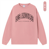 Autumn Plus Size Women Round Neck Loose Long Sleeve Los Angeles Letter Print Round Neck Long Sleeve Pullover Sweatshirt