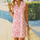 Women'S Fashion Casual Summer Vacation Floral Printed V-Neck Sleeveless Dress