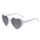(Buy 1 Get 1) Kids Unisex Fashion Casual Cute Heart Frame Candy Color Sunglasses