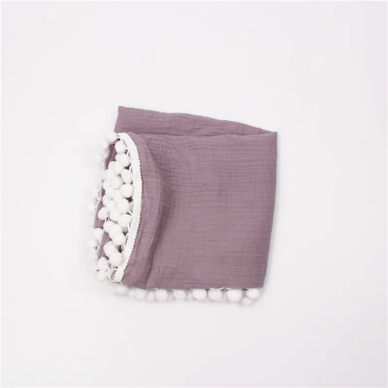 Toddlers Newborn Baby Fashion Tassel Blanket Swaddle Wrap Towel