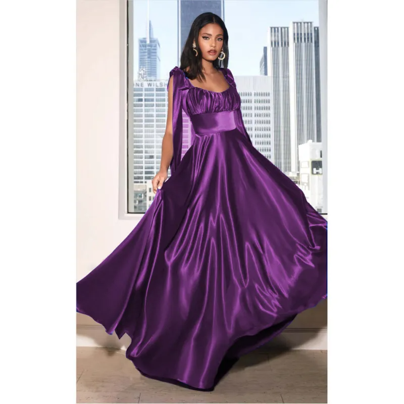 Women Solid Color Sleeveless Slim Elegant Maxi Dress For Party