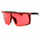 Fashion Windproof Rhinestone Decor Big Frame Sunglasses