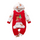 (Buy 1 Get 2) Kids Baby Boys Girls Fashion Casual Cute Christmas Long Sleeve Trousers Hooded Romper