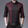 Men Color Blocking Long Sleeve Single-Breasted Shirt