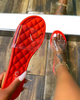 Women Casual Transparent Rhombus Design Round Toe Flat Beach Slippers