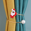(Buy 1 Get 1) Adjustable Creative Christmas Snowflake Bell Decor Curtain Tieback