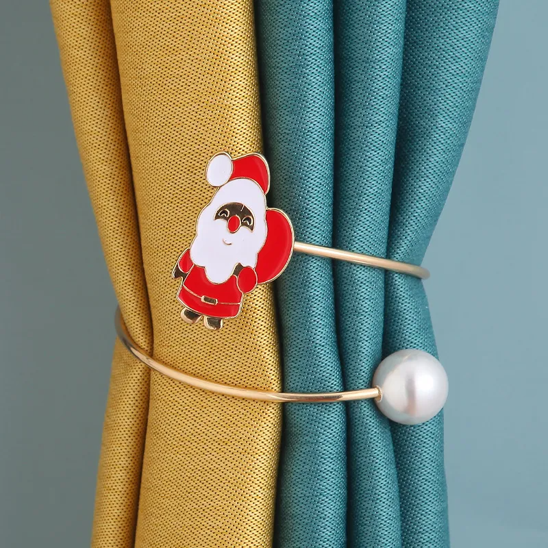 (Buy 1 Get 1) Adjustable Creative Christmas Snowflake Bell Decor Curtain Tieback