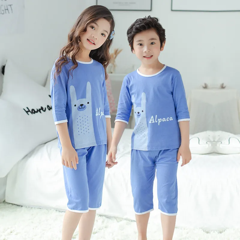 Children Kids Baby Fashion Girls Boys Basic Casual Short Sleeve Top And Shorts 2pcs Set