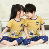 Children Kids Baby Fashion Girls Boys Basic Casual Short Sleeve Top And Shorts 2pcs Set