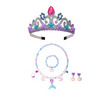 (Buy 1 Get 1) Children Kids Baby Fashion Girls Crown Mermaid Rhinestone Headband Set