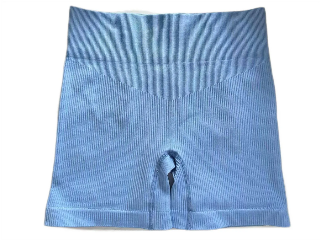 (Buy 1 Get 1) Women Basic High Waist Abdominal Hip Tight Seamless Yoga Running Sports Fitness Breathable Shorts