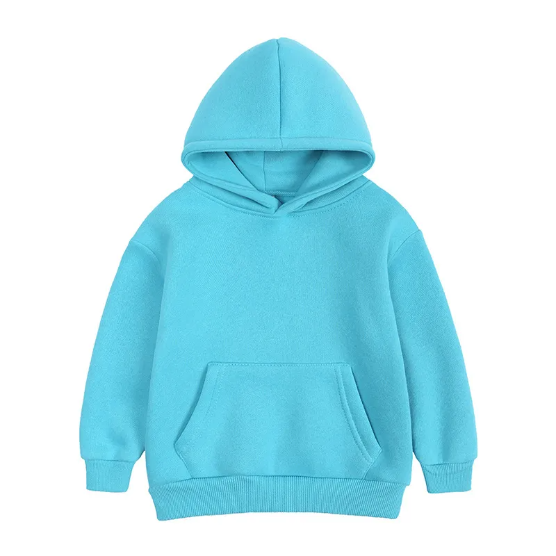 Children Kids Toddler Girls Boys Fleece Pullovers Hoodies