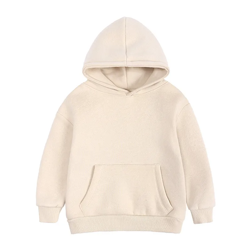 Children Kids Toddler Girls Boys Fleece Pullovers Hoodies