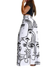 Women Fashion Casual Abstract Printing Wide Leg Pants