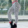 Black Heart-Shaped Print Hip-Lifting Sports High-Waisted Leggings Pants