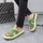 ( 2 pairs )Women Fashion Simple Round Toe Thick-Soled Slippers
