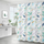 (Buy 1 Get 1) Fresh Green Leaves Series Digital Printing Toilet Partition Curtain Bathroom Free Punching Decorative Shower Curtain