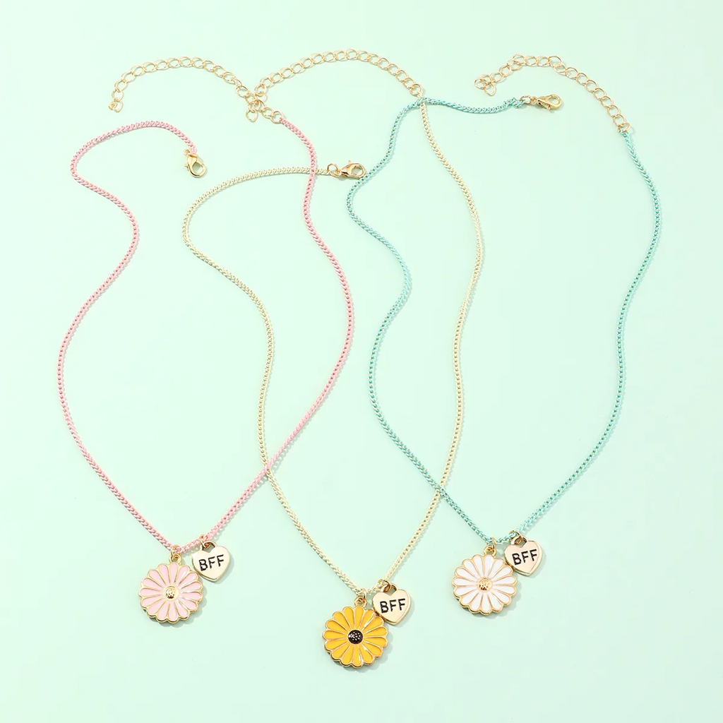 (Buy 1 Get 1) Children Kids Baby Fashion Girls Flower Butterfly Necklace Set
