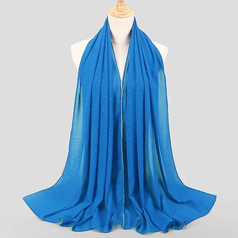 70*180cm Women Fashion Rhinestone Hijab Scarves