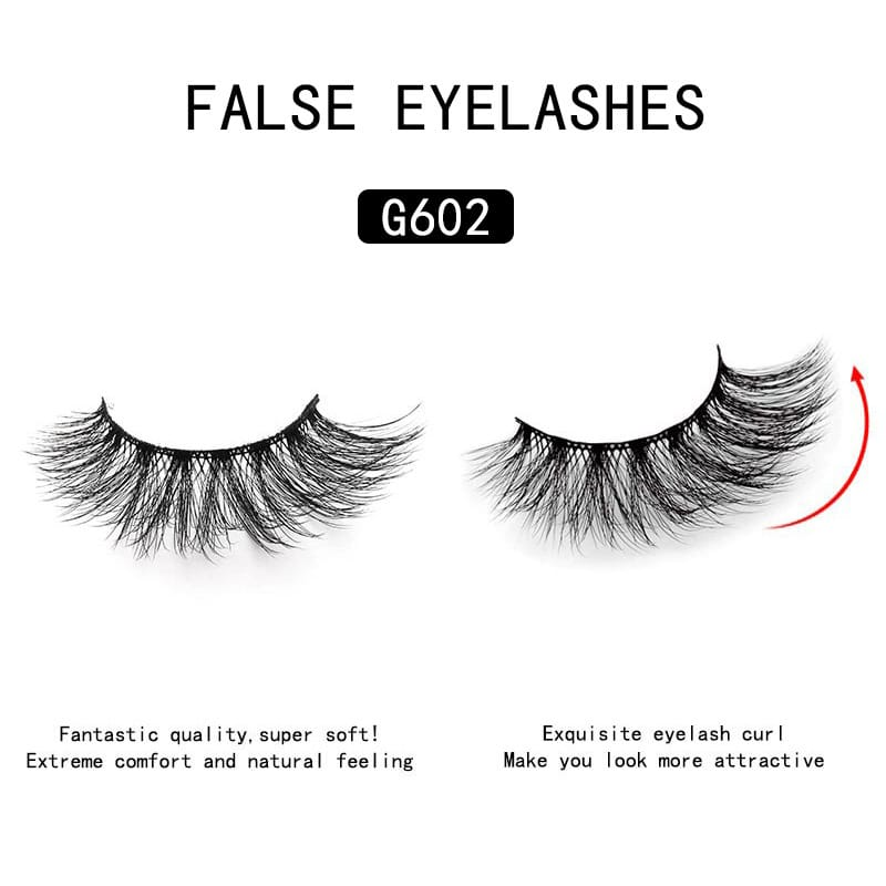 10 Pairs/Set 3D Imitation Mink Hair False Eyelashes