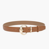 Women'S Fashion Casual Personality Alloy Pin Buckle Leather Belt