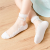 Girls Simple Transparent Lace Breathable Socks Set