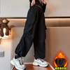 Kids Teen Girl Casual Solid Color Multi-Pocket Cargo Pants